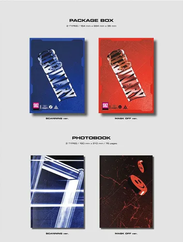 Vista 4 de STRAY KIDS ODDINARY Mini álbum (versión estándar) (MASK OFF Ver. + 1ea TARJETA DE REGALO DE TIENDA) K-POP SELLADO