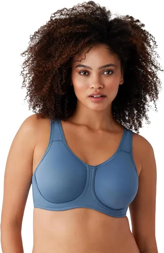 Vista 7 de Wacoal Sujetador deportivo Simone Sport sin forro de cobertura completa con aros para mujer, 855170 Arena