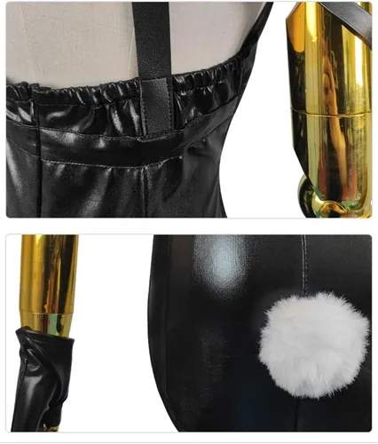 Vista 6 de ICIYO SPYxFAMILY Yor Forger - Disfraz de conejito sexy para mujer disfraz de Navidad