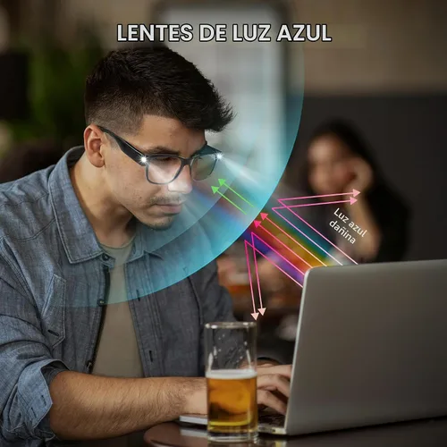 Vista 6 de SKYWAY Gafas de Lectura con Luz Recargables, Lectores LED Brillantes con Luces, Lentes de Visión Clara, Unisex