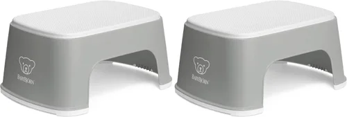 Vista 3 de BabyBjörn Taburete, gris/blanco