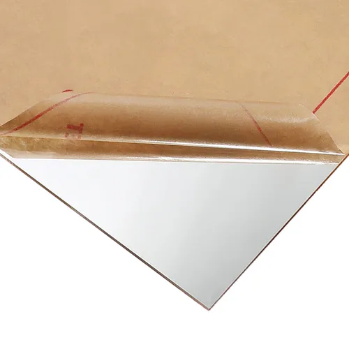 Vista 3 de Jutagoss Hoja de panel de acrílico transparente, 8.26 x 5.82 pulgadas, tablero de vidrio Plexi de plástico transparente A5 con papel protector