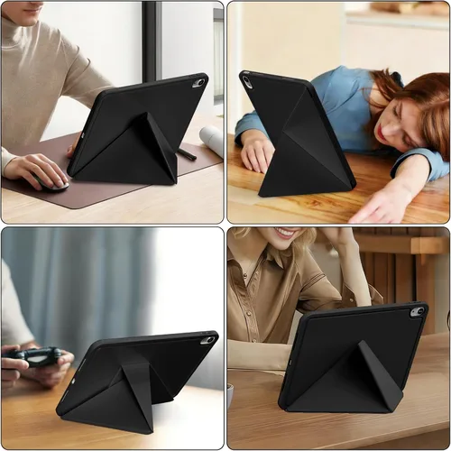 Vista 5 de Kenke Funda magnética desmontable para iPad A16/10ª generación de 11/10.9 pulgadas 2025/2022, funda magnética desmontable para iPad con soporte