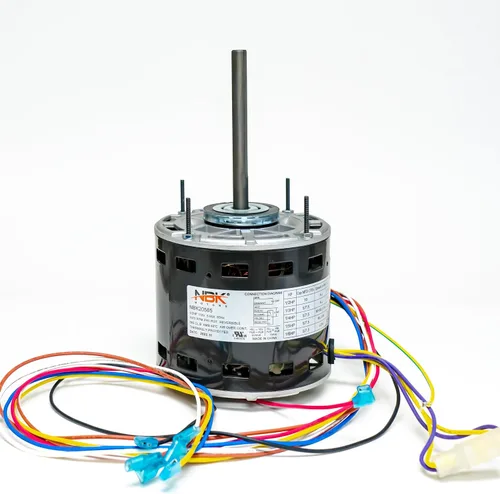 Vista 2 de NBK 20585 Motor del soplador del manipulador de aire del horno 1/2 a 1/6 HP 1075 RPM 115 voltios reemplazo para 5460 4 velocidades