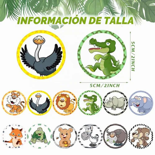 Vista 2 de Eersida - 120 objetivos para orinal para niños, estilo animal