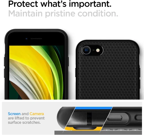 Vista 6 de Spigen - Funda Liquid Air Armor para iPhone 7 / iPhone 8 de diseño flexible durable y de fácil agarre para Apple iPhone 7 (2016) / iPhone 8 (2017)