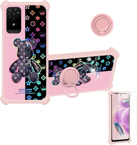 Vista 120 de jioeuinly Funda para Tecno Spark Go 2025 Compatible con Tecno Spark Go 1 / GO 1S / Pop 9 4G Funda de Teléfono Cubierta