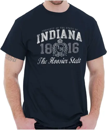 Vista 7 de Indiana Midwestern Souvenir Tourist in Crewneck Camisetas Mujer
