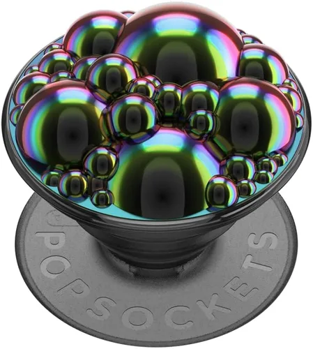 Vista 30 de PopSockets - Agarre para teléfono con soporte expandible, agarre adhesivo, esmalte - Ajuste de altitud