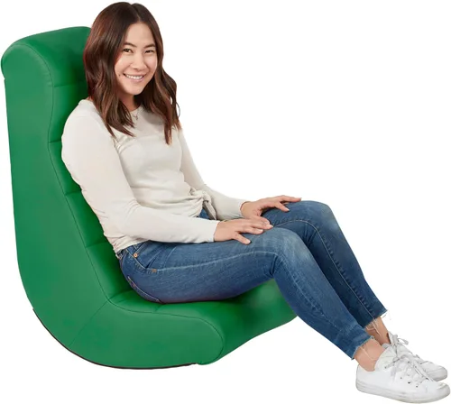 Vista 18 de Factory Direct Partners Balancín de video horizontal suave y ergonómico suave para piso, silla acolchada ideal para leer, jugar o ver la televisión