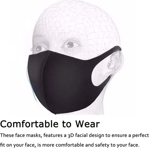 Vista 3 de YISEVEN Unisex Cooling Mouth Cover for Spring Summer