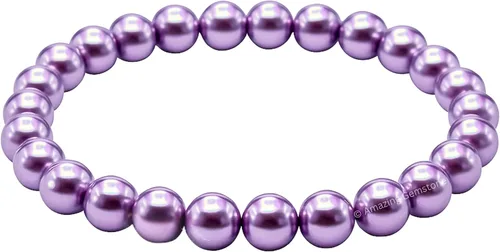 Vista 790 de Amazing Gemstone Crystal Bracelet for Women Men's Gifts - Protection Healing Crystal Bracelet - 8mm Gemstone Beaded Stretchable Bracelet Pulseras