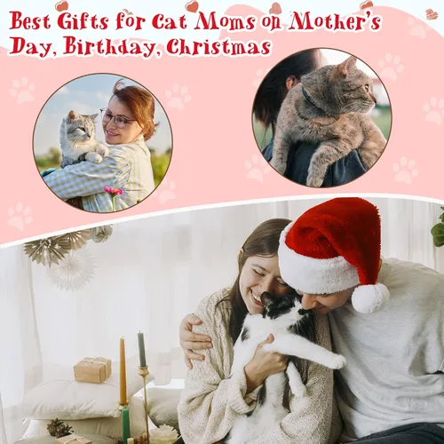 Vista 4 de Regalos de Navidad para mujeres, incluyendo tazas de viaje de 20 onzas, vaso, llavero, calcetines novedosos, soporte para anillos, plato