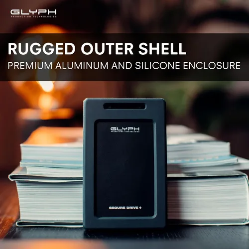 Vista 4 de Glyph SecureDrive+ Unidad cifrada con Bluetooth, 1 TB