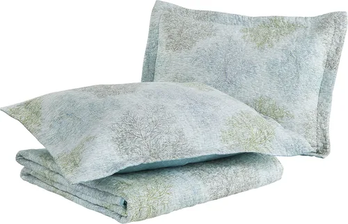 Vista 6 de Laura Ashley - Juego de edredón individual, ropa de cama de algodón reversible con funda a juego, decoración del hogar prelavada para mayor suavidad