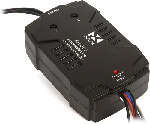 Vista 3 de NVX XFLOC2 Convertidor de salida de línea ajustable de 2 canales 80W con encendido remoto