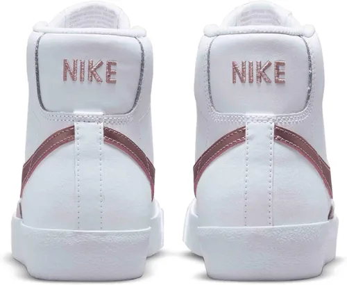 Vista 3 de Nike Blazer Mid '77 (Niños Grandes), Blanco, rosa.