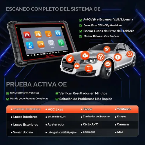 Vista 5 de Autel MaxiPRO MP900-BT KIT Escáner: 2026 Igual que MS906 Pro MS906 MAX MK908 con C0ding OE, 3000+ pruebas, 40+ servicio, más de 150 marcas, hasta