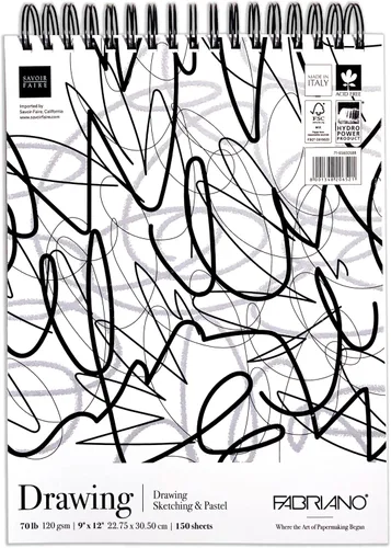 Vista 2 de Fabriano Studio Mixed Media Fat Pad, 180lb., 9" x 12