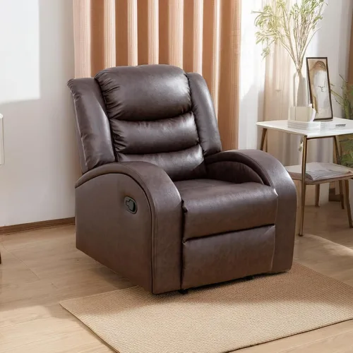 Vista 32 de A Ainehome Sofá reclinable de lujo, juego de muebles de sala de estar, sofá reclinable para caravana, sofá biplaza reclinable, para sala de estar
