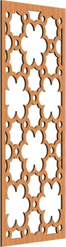 Vista 47 de 9 3/8"W x 24 3/8"H x 1/4"T Southgate Decorativos Paneles De Pared De Madera Calado, Abedul