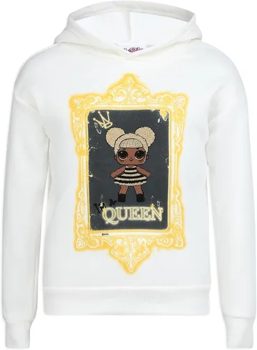 Vista 2 de L.O.L. Surprise! Bee Girls 2 Piece Hoodie and Pant Set for Big Kids WhiteGrey