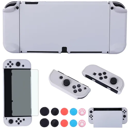 Vista 27 de COMCOOL Dockable Case for Nintendo Switch Oled - [9 FT Military Grade Drop Protection] [with Tempered Glass Screen Protector and Thumb Grips] Cute