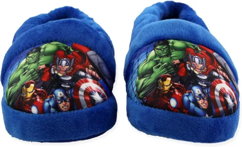 Vista 2 de Marvel Pantuflas Aline de felpa para niños pequeños de Avengers Superhero