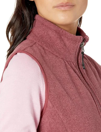 Vista 4 de Tienda Essentials Chaleco de forro de vellón suave, sin mangas, de corte clásico para mujer (disponible en tallas extragrandes)