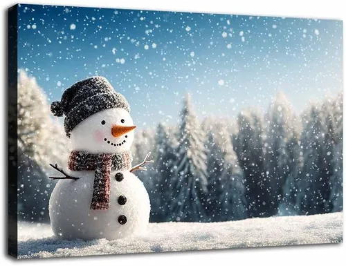 Vista 18 de NTEUMM Póster de lienzo con diseño de reno y abrazo de Papá Noel, arte de pared de Papá Noel, fotos de Navidad, regalo de Navidad, decoración