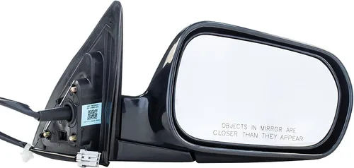Vista 8 de Dependable Direct Espejo de puerta lateral izquierdo del conductor sin pintar y no calefactado, plegable y con accionamiento eléctrico, compatible