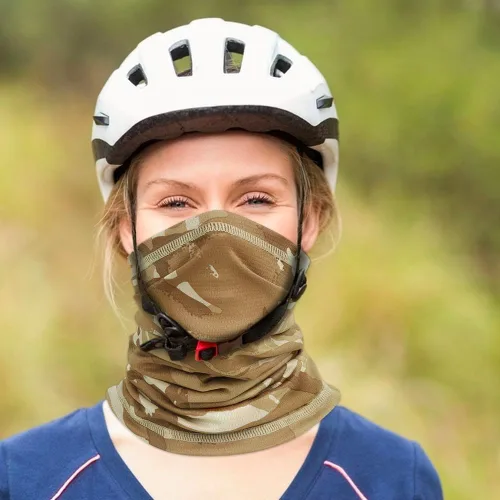 Vista 5 de 8 unidades de polaina de cuello refrescante para hombres y mujeres Gator Bandana cara bufanda cubierta pesca motocicleta transpirable protección