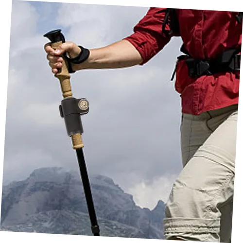 Vista 5 de BESPORTBLE Trekking Pole External Lock Clip Easy Installation Fastener for Walking Sticks Climbing Poles Compatible with Various Brands Non Slip