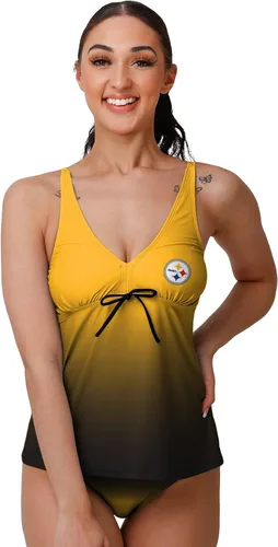 Vista 436 de FOCO Women's NFL Team Logo Ladies Bathing Swim Wear Suit