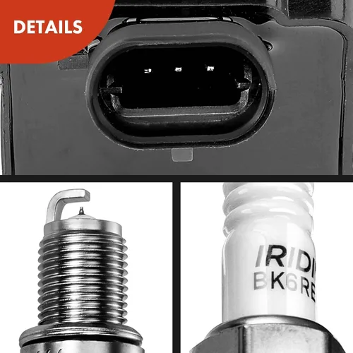 Vista 8 de Bobinas de encendido y juegos de bujías A-Premium compatibles con Chevrolet Colorado 2007-2012 y GMC Canyon 2007-2012, 2.9L