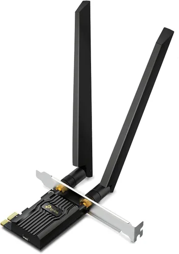 Vista 8 de Tarjeta WiFi TP-Link WiFi 6 PCIe para PC de escritorio AX3000 (Archer TX55E), Bluetooth 5.2, WPA3, adaptador inalámbrico de doble banda 802.11ax