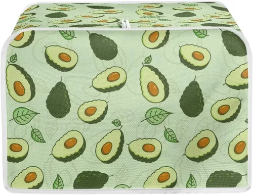 Vista 16 de Veniyate 2 Slice Toaster Cover Kitchen Mushroom Print Small Appliance Cover Bread Maker Dust and Fingerprint Protection, Lightweight and Durable