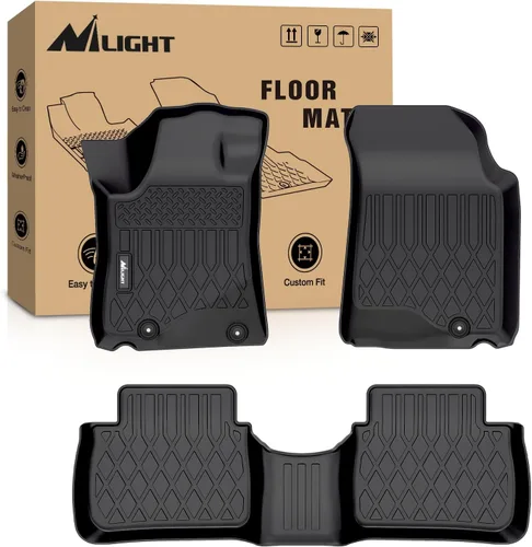 Vista 18 de Nilight Alfombrillas TPE para Nissan Altima 2007 2008 2009 2010 2011 2012 para todo tipo de clima, ajuste personalizado, forros de piso resistentes