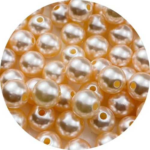 Vista 31 de 4000 piezas Cuentas de perlas para manualidades 3mm Perla de resina para hacer joyas Cuentas de perlas redondas a granel con agujero para collares