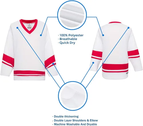 Vista 47 de EALER H400 Series Blank Ice Hockey Practice Jersey League Jersey Team Jersey