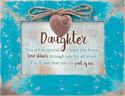Vista 2 de Cottage Garden Daughter So Special Love Shines Teal Distressed Jewelry - Caja de música con texto en inglés "Plays You Light Up My Life