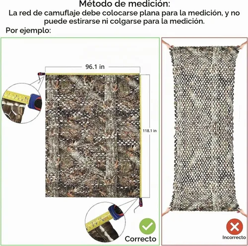 Vista 7 de Sitong - Rollo a granel de red de camuflaje para caza, decoración militar y sombrilla Árbol Camo Bionic 4