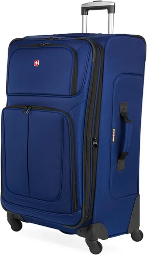 Vista 82 de SwissGear - Equipaje suave expandible Sion con ruedas, Negro