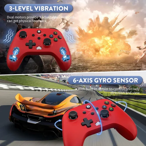 Vista 2 de Need to Upgrade Wireless Controllers for Xbox, 2 Pack Gaming Controller for Xbox One, Xbox Series XS, Xbox One XS, PC Gamepad with 650mAh Battery