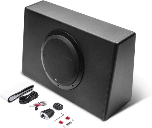 Vista 5 de Rockford Fosgate Punch P300-12T Subwoofer amplificado de 12" de 300W para camiones, caja sellada - Negro
