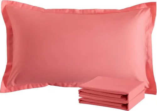 Vista 61 de NTBAY Fundas de almohada estándar, paquete de 2 fundas de almohada de microfibra cepillada de 20 x 26 pulgadas, súper suaves y acogedoras