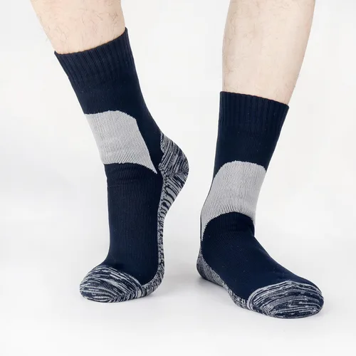 Vista 6 de Jeasona Calcetines impermeables para hombre, calcetines cálidos para botas, senderismo, camping, pesca, regalos