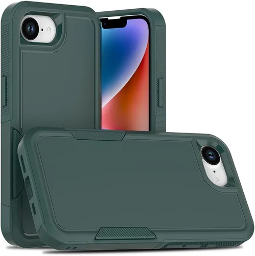 Vista 32 de Funda protectora para iPhone 8 Plus, iPhone 7 Plus de 5.5 pulgadas, a prueba de golpes, resistente y duradera, color verde