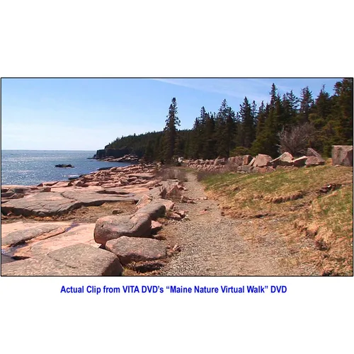 Vista 8 de Maine Nature Walk Treadmill Scenery DVD