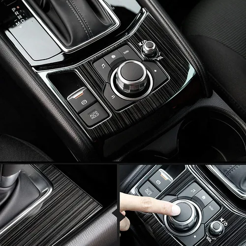 Vista 6 de x xotic tech Juego de 2 soportes de consola central con cubierta de panel de cambio de marchas, compatible con Mazda CX-5 CX5 2017 2018 2019 2020